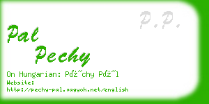 pal pechy business card